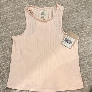Women's Pale Pink Sleeveless Top